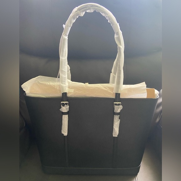 NWT Michael Kors Jet Set Travel Large Saffiano Leather Tote Bag - Picture 3 of 6